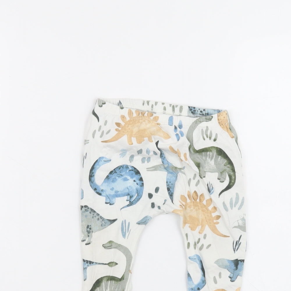 NEXT Boys White  Cotton Sweatpants Trousers Size 9-10 Years  Regular