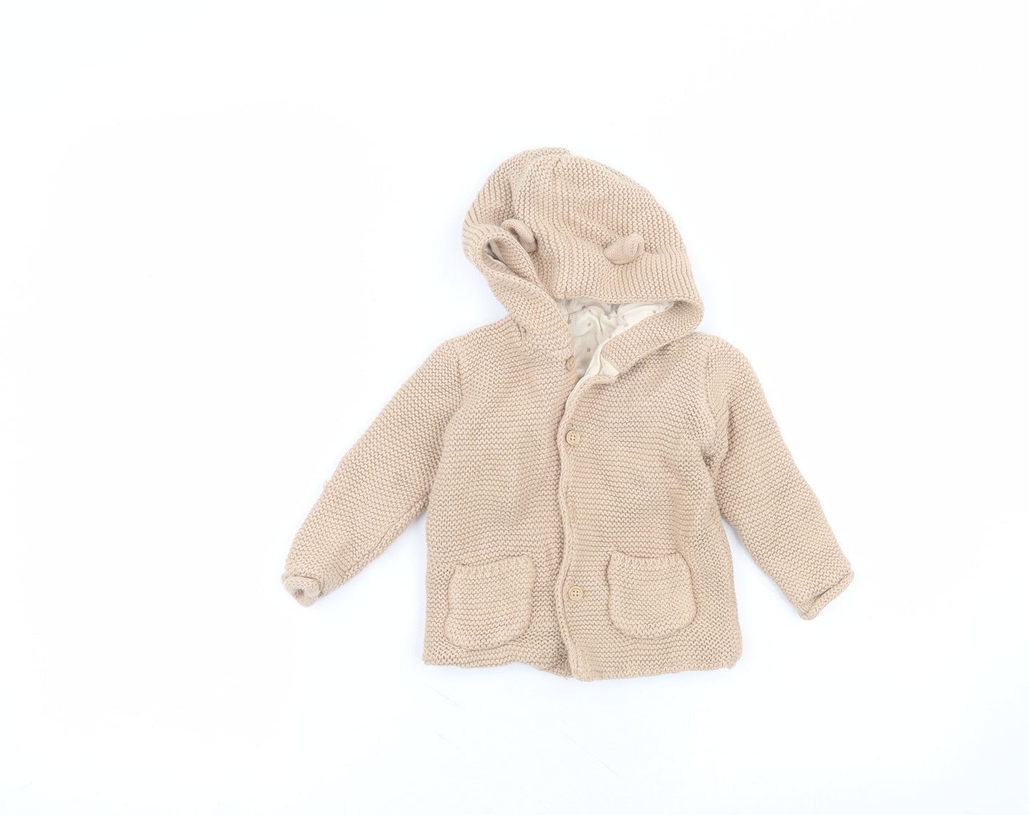 George Baby Brown   Parka Coat Size 9-12 Months