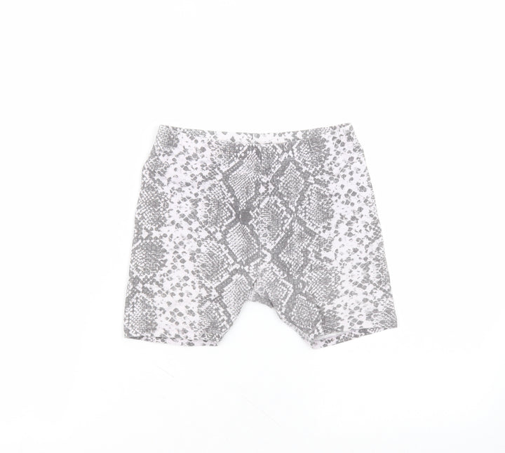 NEXT Girls Grey  Cotton Sweat Shorts Size 9 Years  Regular