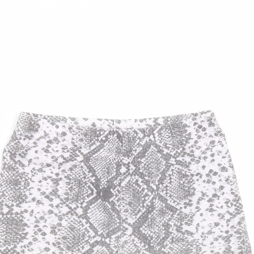 NEXT Girls Grey  Cotton Sweat Shorts Size 9 Years  Regular