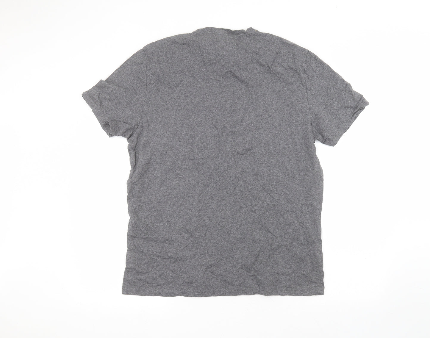 Ben Sherman Mens Black  Cotton  T-Shirt Size L Round Neck