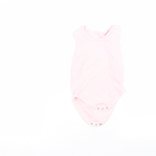 Nutmeg Baby Pink  Cotton Babygrow One-Piece Size 12-18 Months