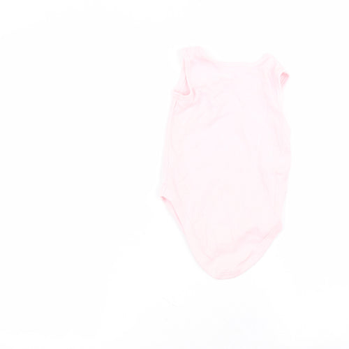 Nutmeg Baby Pink  Cotton Babygrow One-Piece Size 12-18 Months