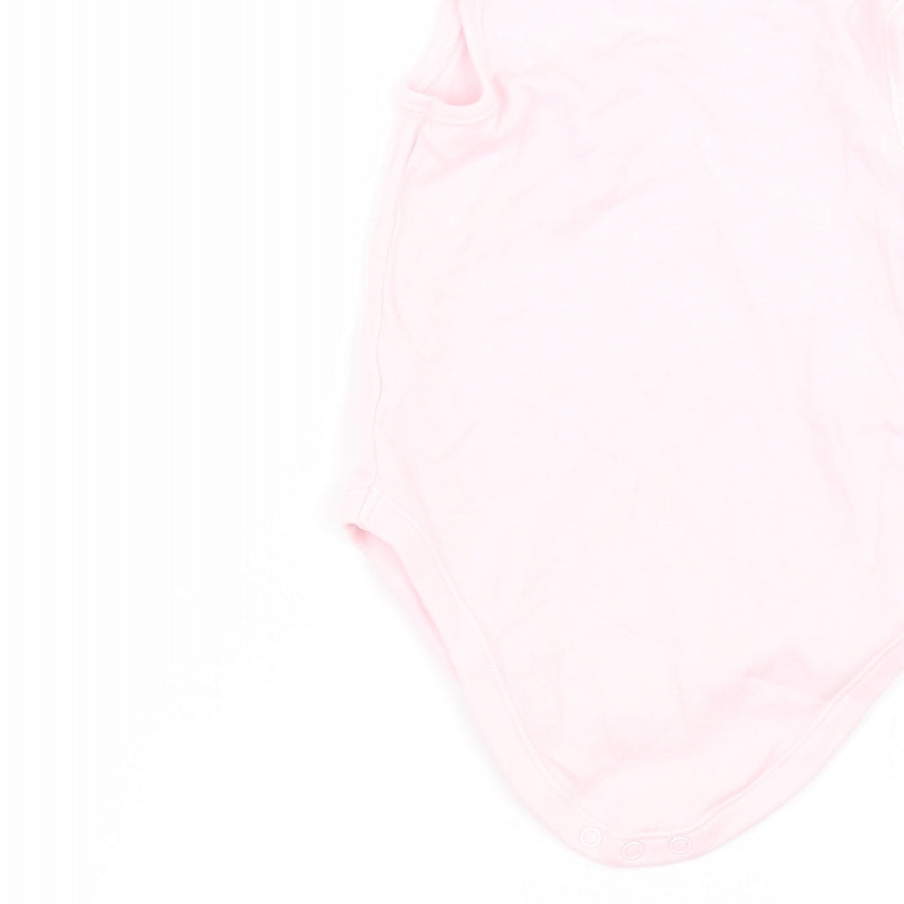 Nutmeg Baby Pink  Cotton Babygrow One-Piece Size 12-18 Months