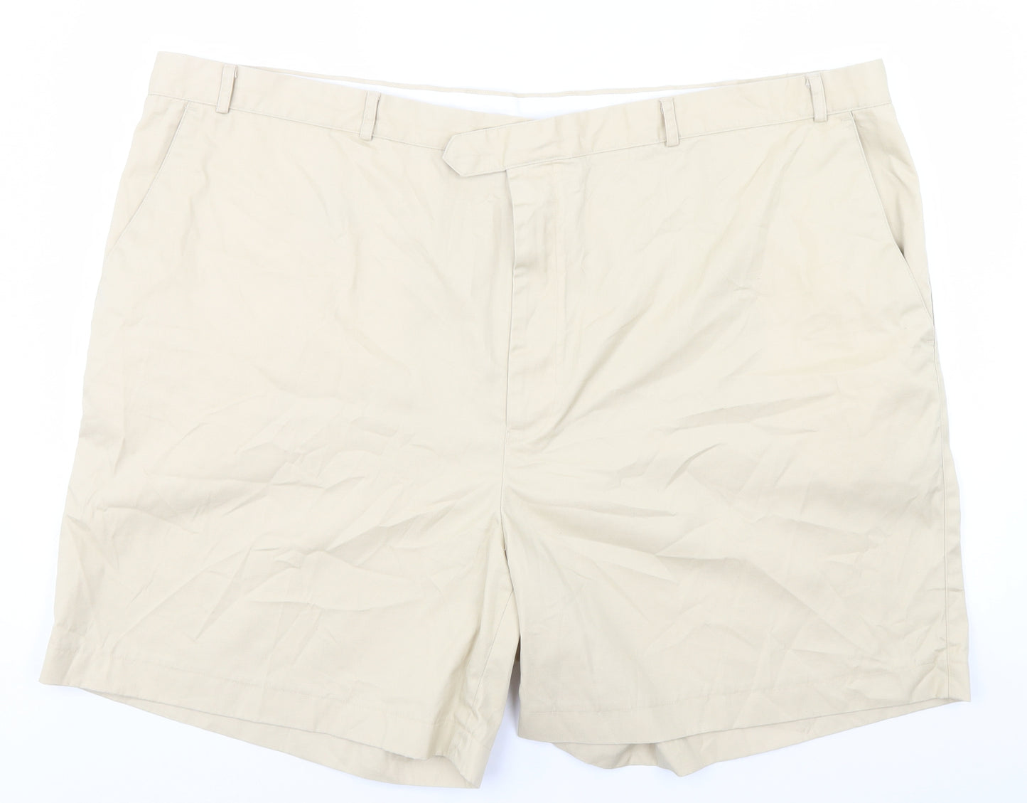 Bonart Mens Beige  Polyester Cargo Shorts Size 56 in  Regular
