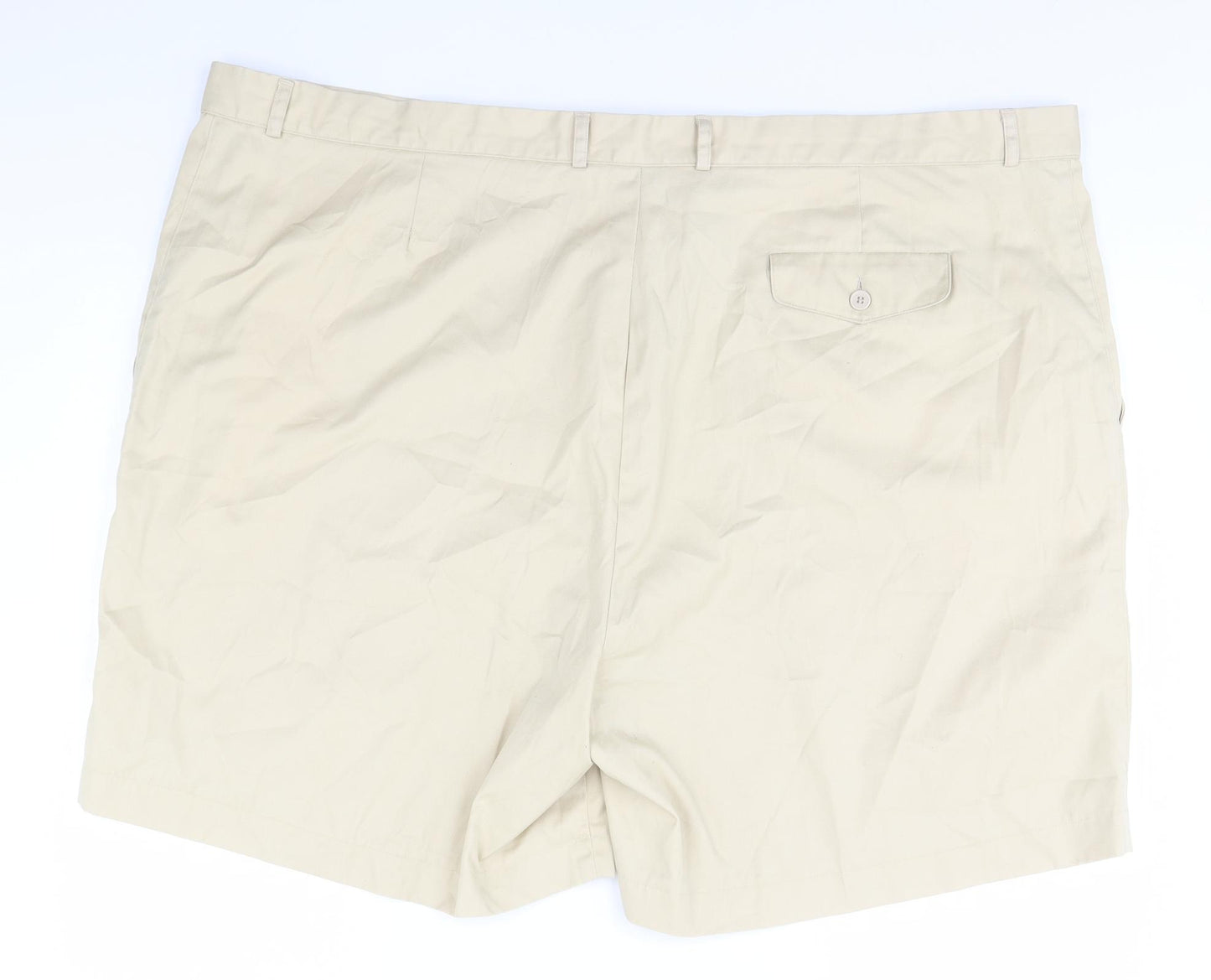 Bonart Mens Beige  Polyester Cargo Shorts Size 56 in  Regular