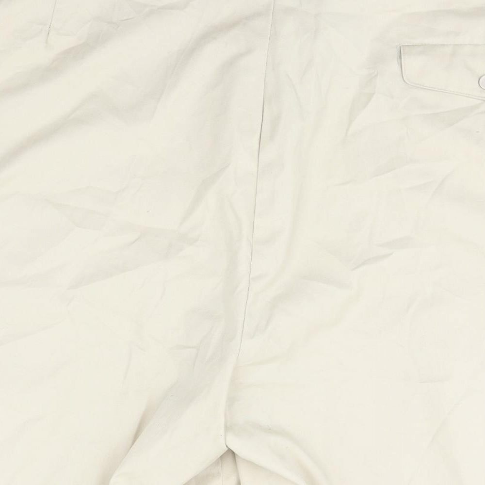 Bonart Mens Beige  Polyester Cargo Shorts Size 56 in  Regular