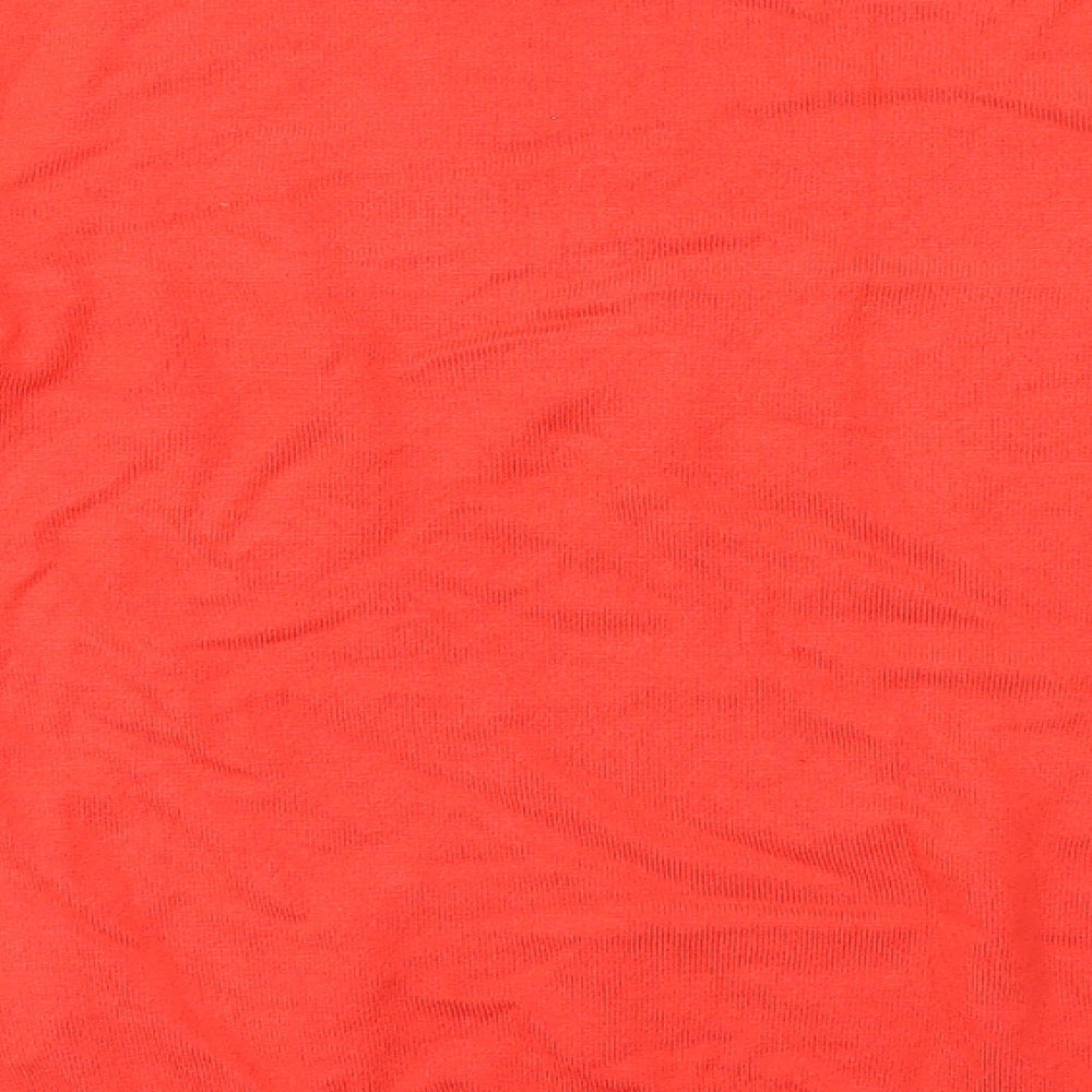 George Womens Red Round Neck  Viscose Pullover Jumper Size 10