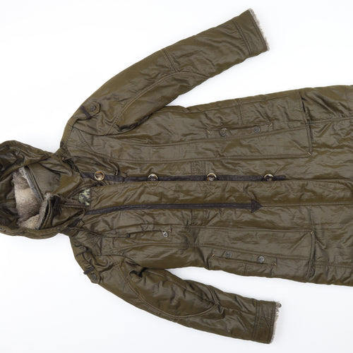Easy Womens Green   Overcoat Coat