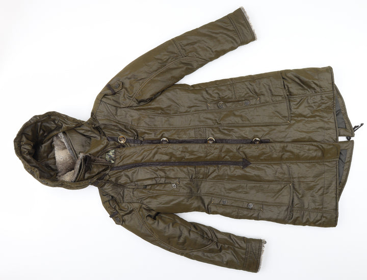 Easy Womens Green   Overcoat Coat
