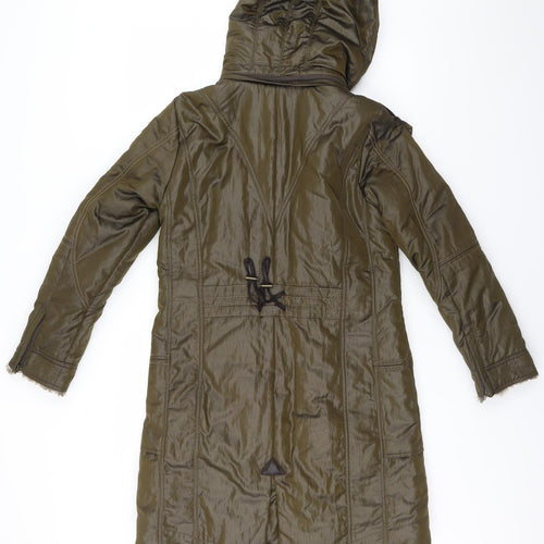 Easy Womens Green   Overcoat Coat
