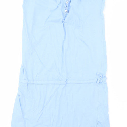 South Womens Blue  Cotton Pencil Dress  Size 10  Halter