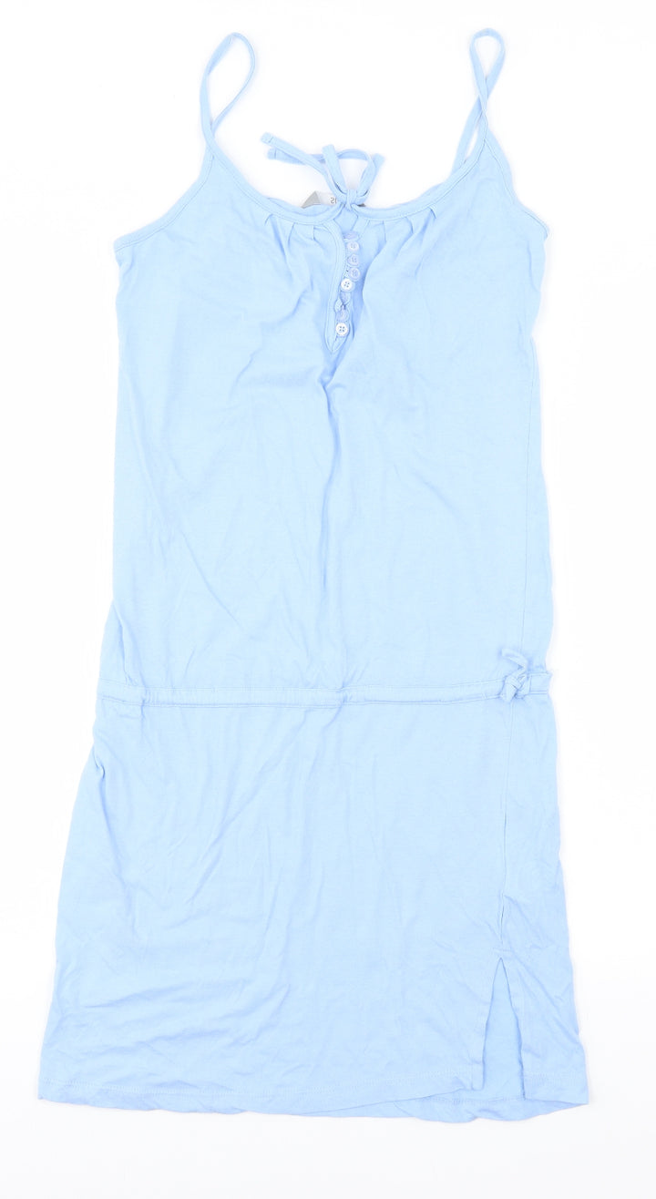 South Womens Blue  Cotton Pencil Dress  Size 10  Halter