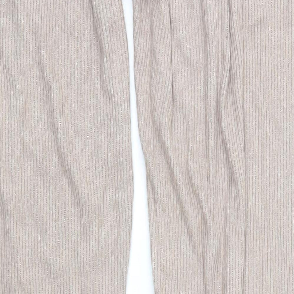 Primark Womens Beige  Viscose Sweatpants Trousers Size 14 L30 in Regular