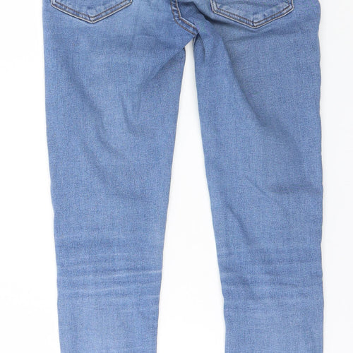 New Look Womens Blue  Cotton Skinny Jeans Size 6 L25 in Regular