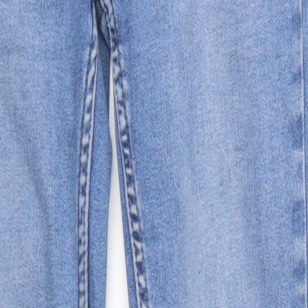 New Look Womens Blue  Cotton Skinny Jeans Size 6 L25 in Regular