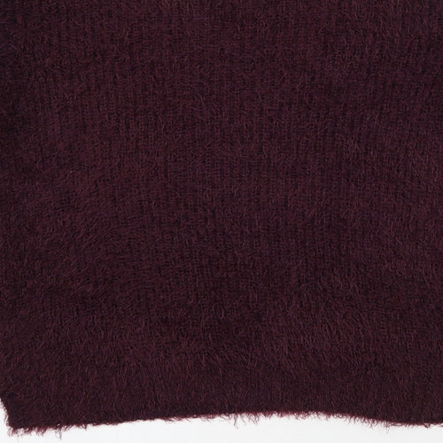H&M Womens Purple Round Neck  Polyester Pullover Jumper Size L