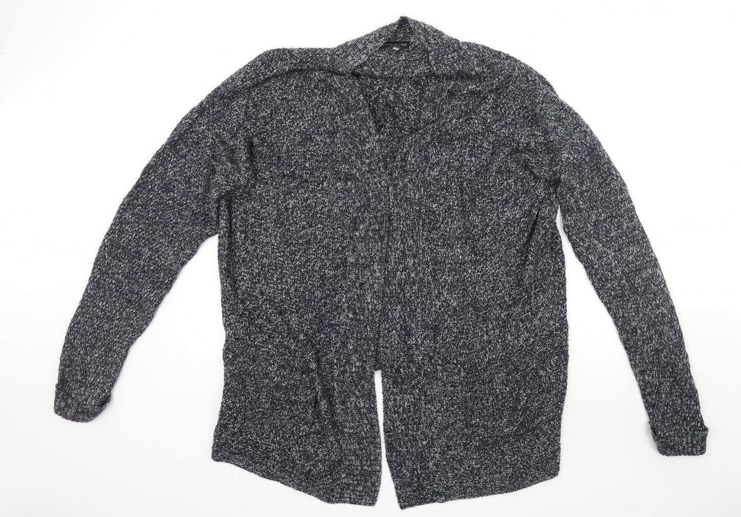 F&F Womens Blue   Acrylic Cardigan Jumper Size 20   - Navy