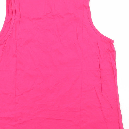 Pep and Co Womens Pink Solid Polyester Top Pyjama Top Size 16