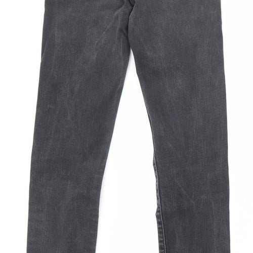 &DENIM Womens Black  Cotton Skinny Jeans Size 6 L27 in Regular Zip