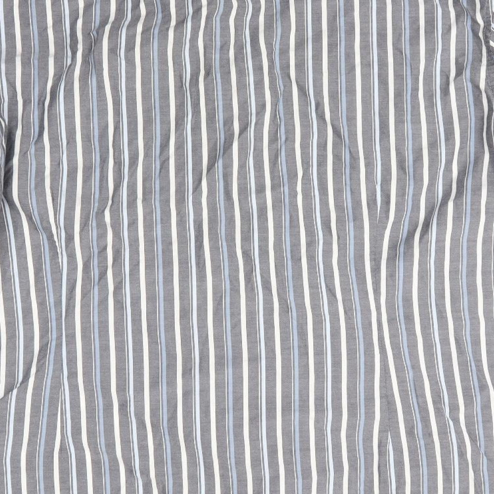 Henri Lloyd Mens Blue Striped Cotton  Button-Up Size XL Collared  - Blue Grey White Stripe