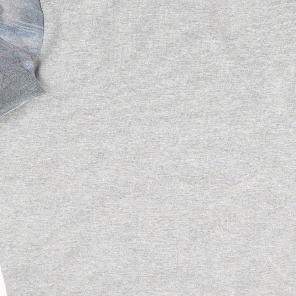 Premium by Jack & Jones Mens Grey  Cotton Pullover Sweatshirt Size S   - skull print