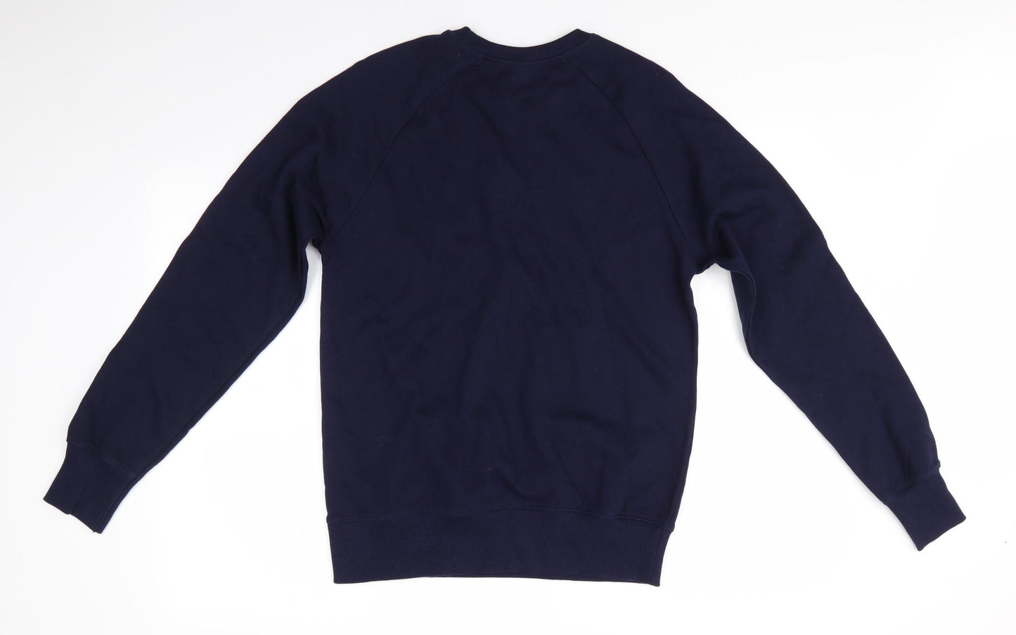 Earth Positive Mens Blue  Cotton Pullover Sweatshirt Size S   - Grand Father Navy Blue