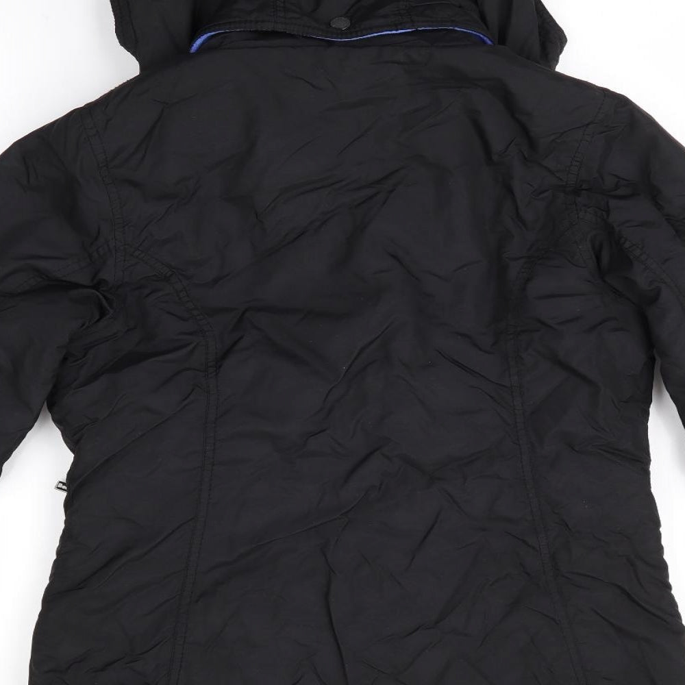 Bench Womens Black   Anorak Coat Size M   - Fleece Lined