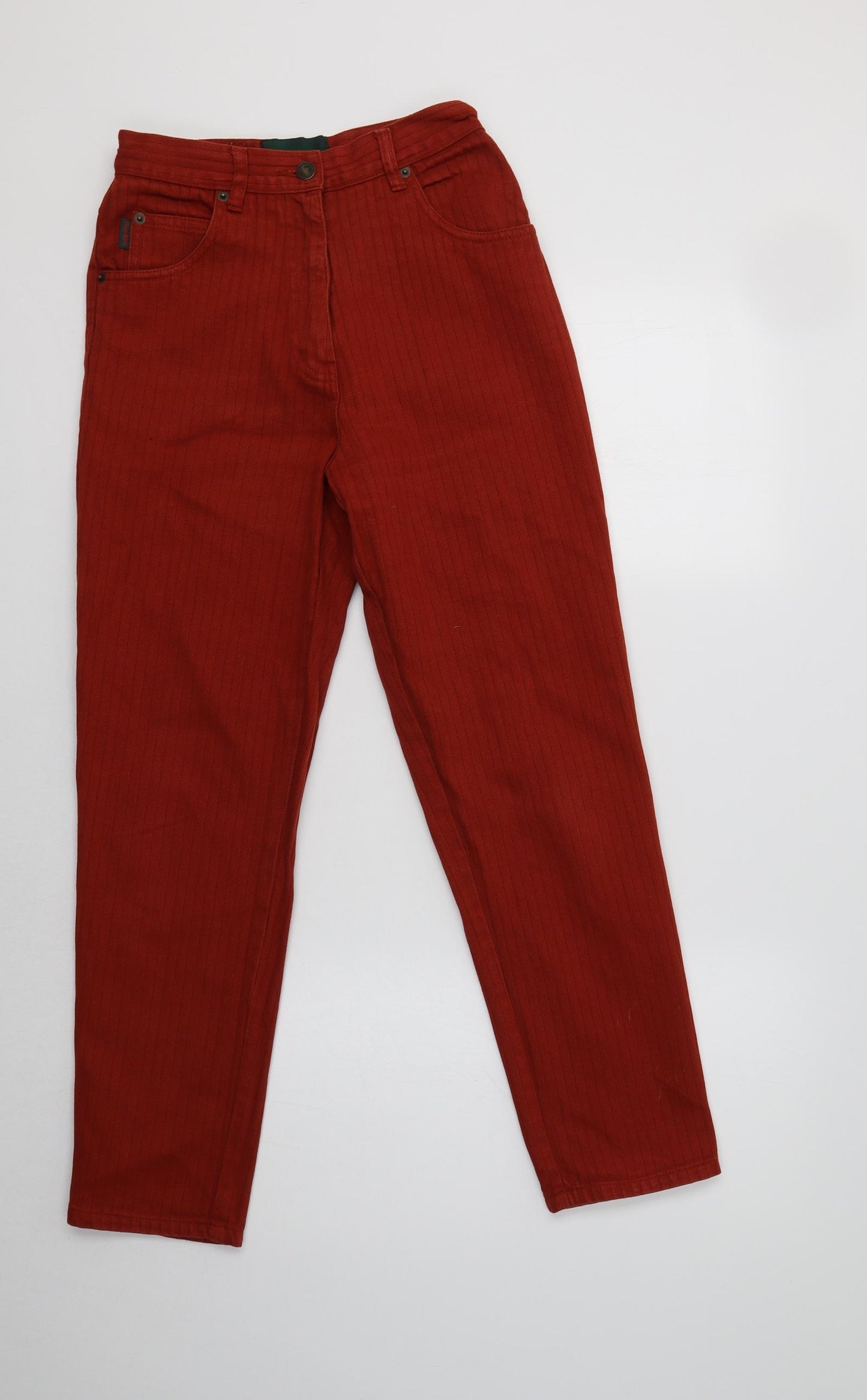 Stone River Womens Orange  Cotton Trousers  Size 10 L29 in Regular