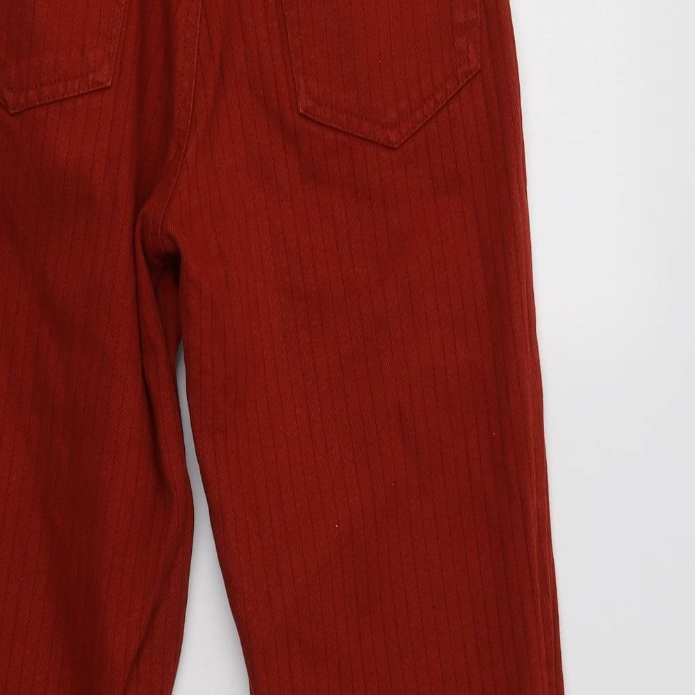 Stone River Womens Orange  Cotton Trousers  Size 10 L29 in Regular
