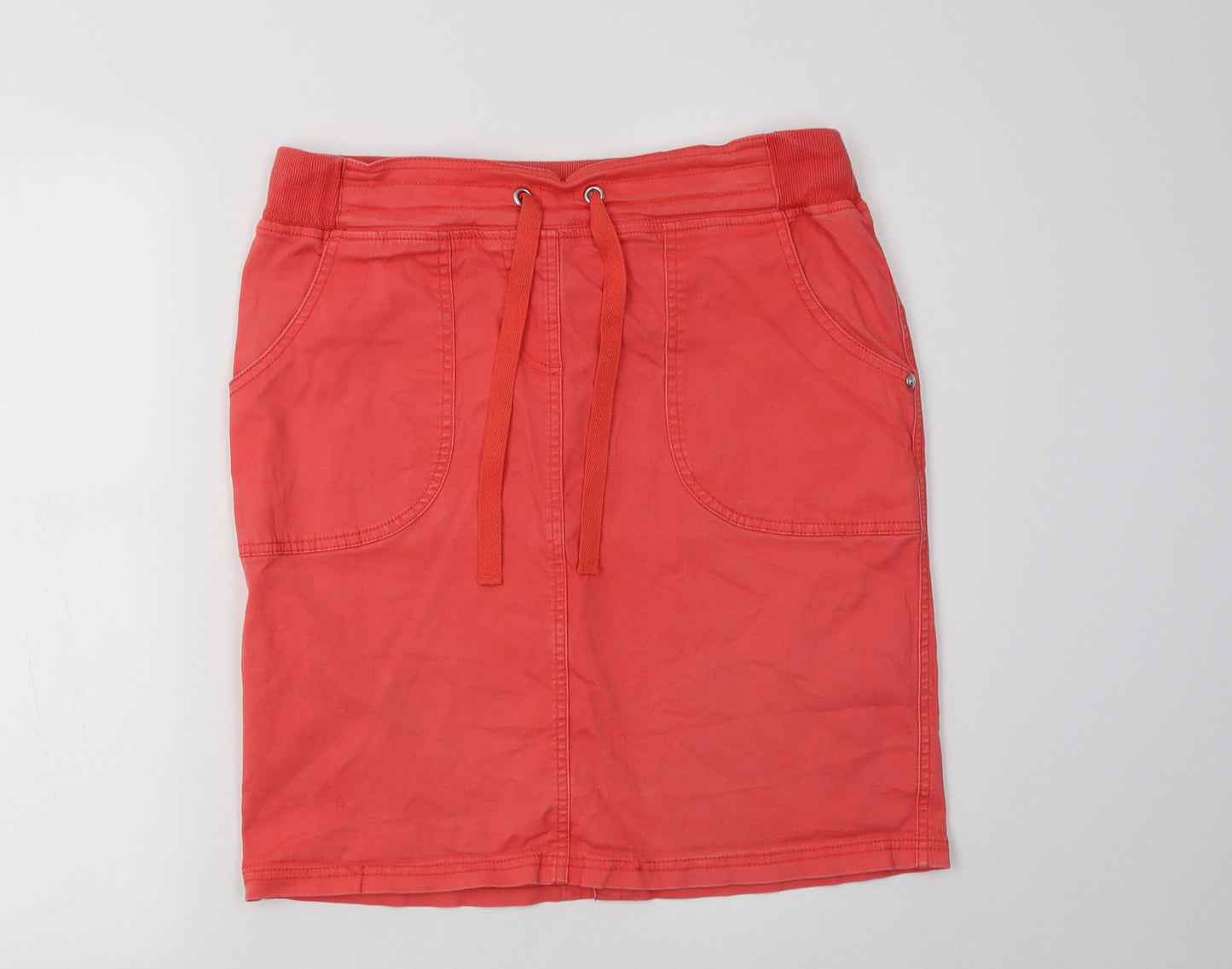 bonprix Womens Pink  Cotton Cargo Skirt Size 14