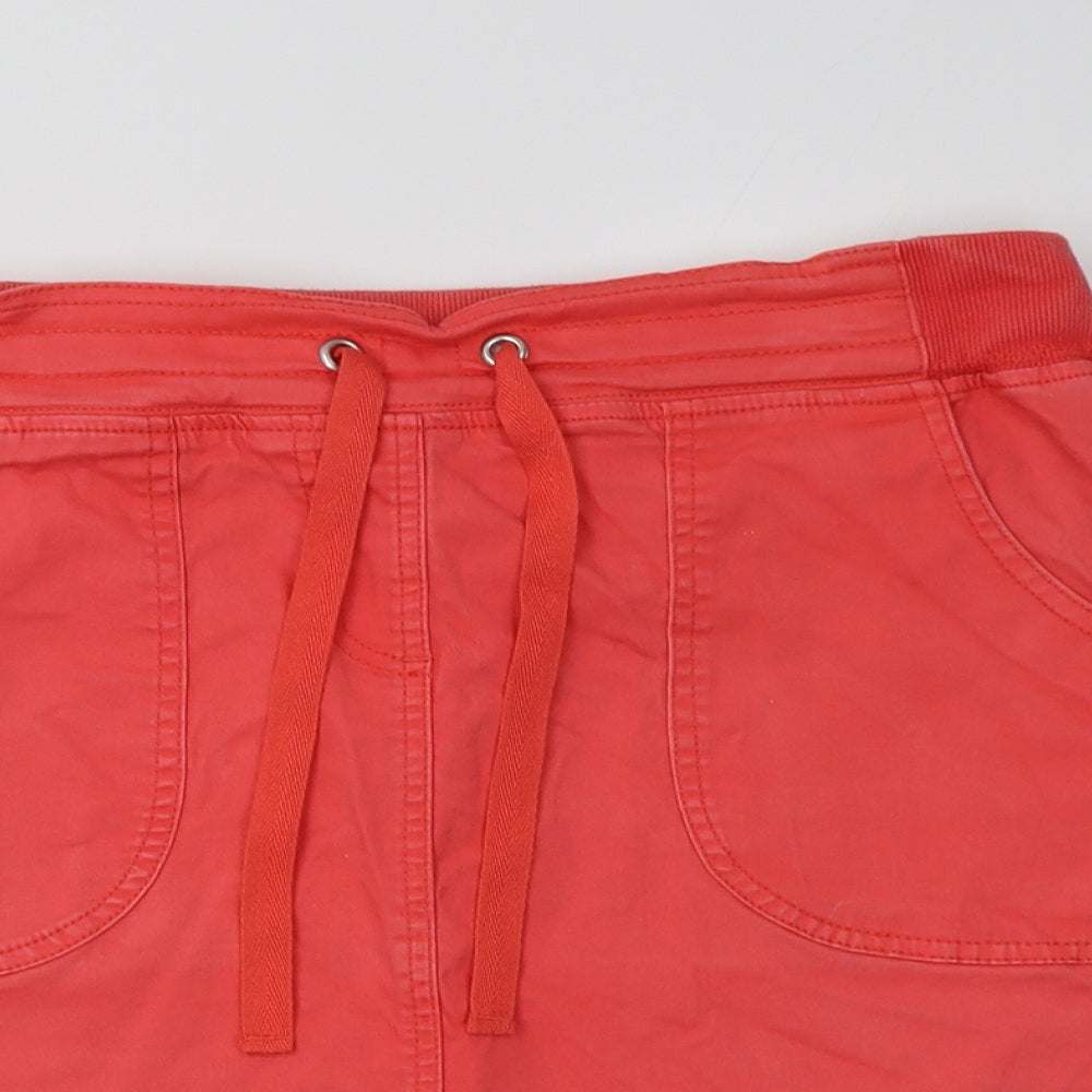 bonprix Womens Pink  Cotton Cargo Skirt Size 14