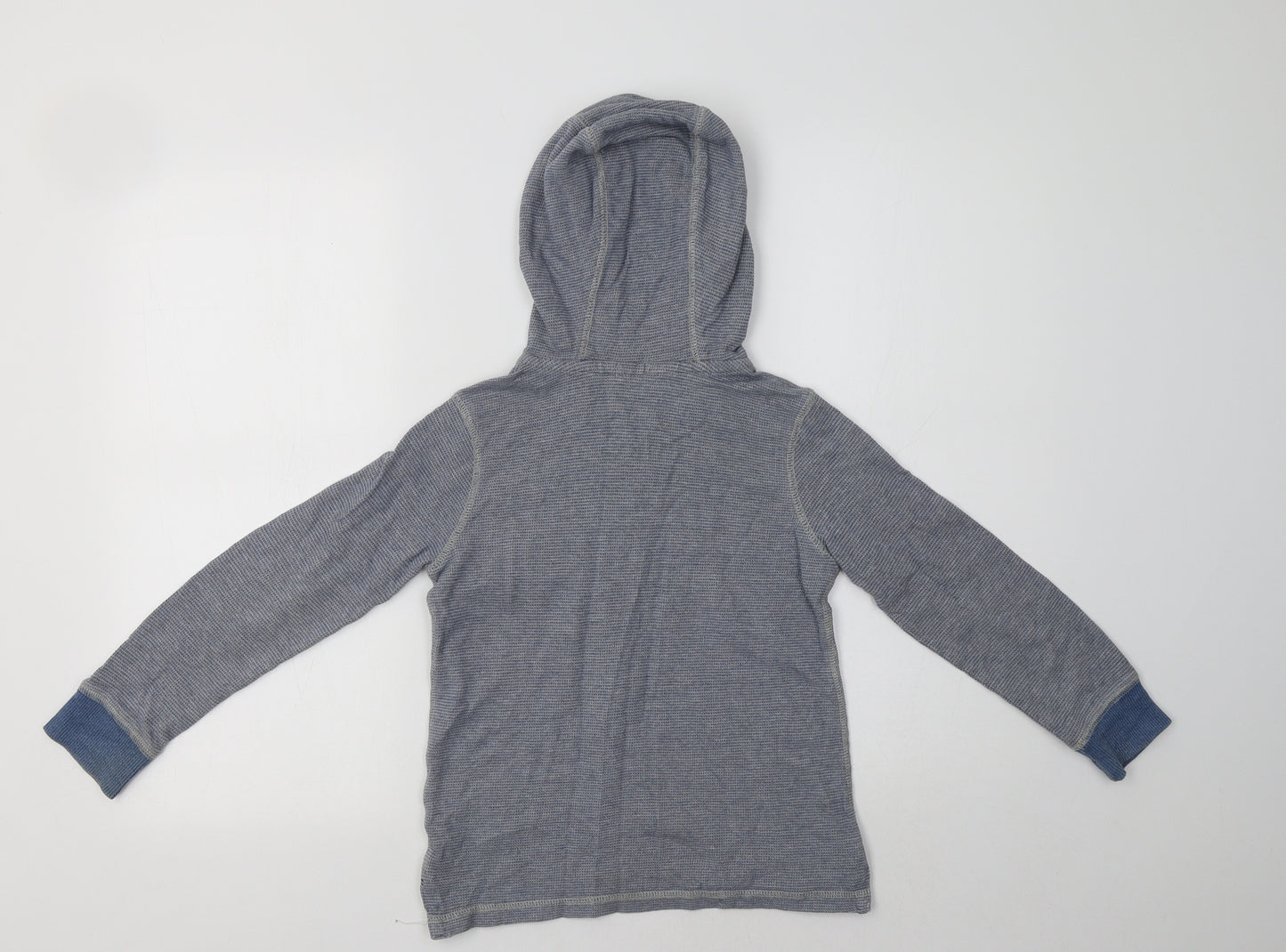 F&F Boys Blue  Cotton Pullover Hoodie Size 7-8 Years