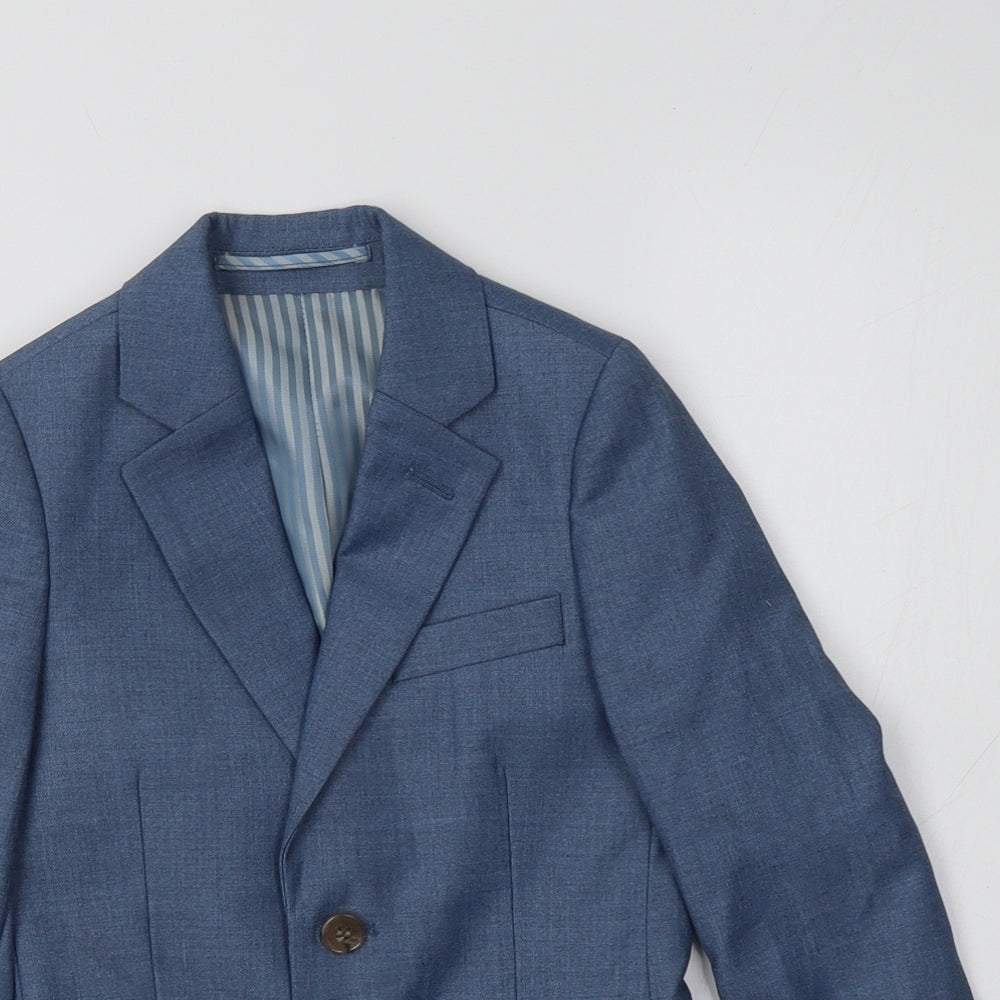 Paisley Of London Boys Blue   Jacket Blazer Size 4 Years