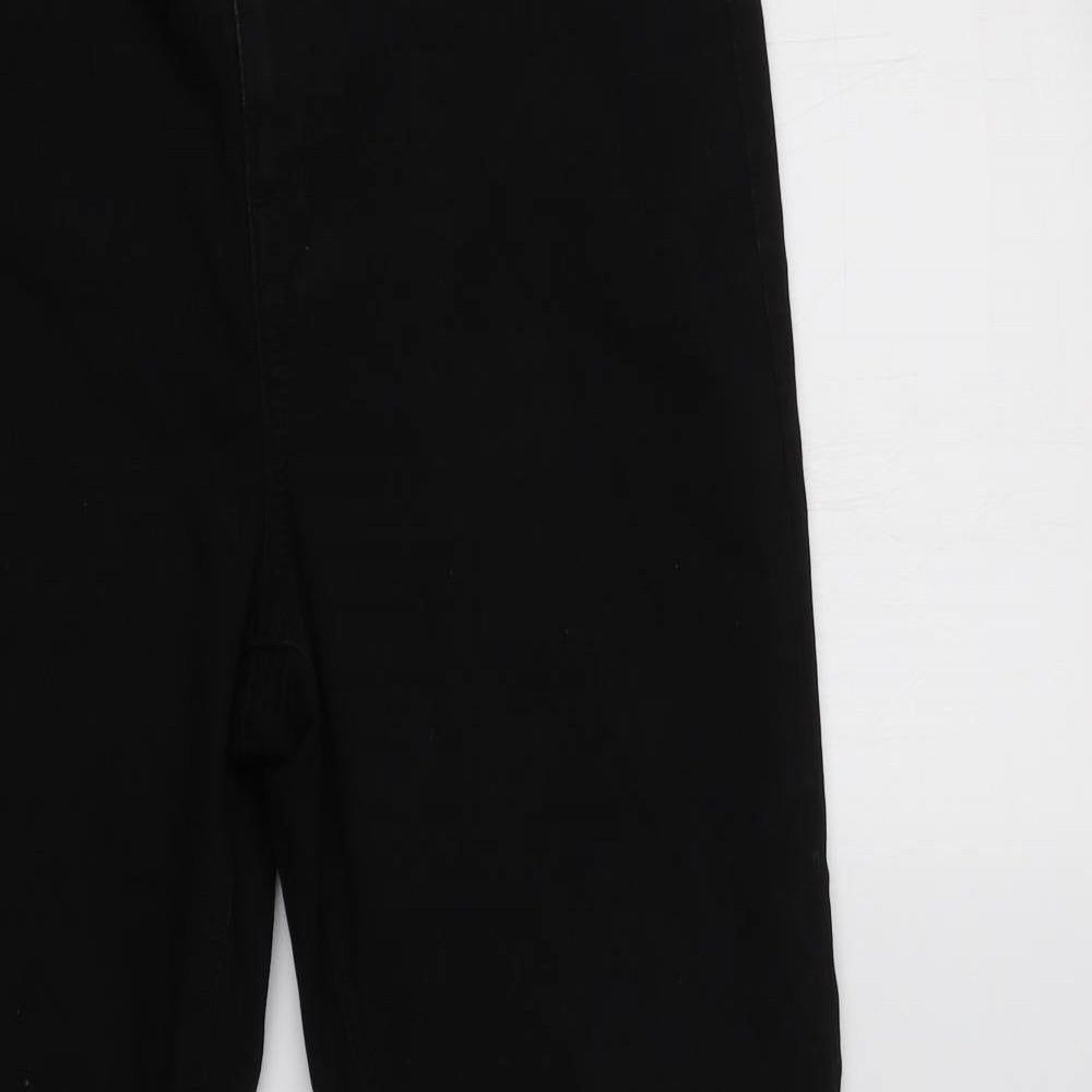 George Womens Black  Cotton Skinny Jeans Size 14 L28 in Regular