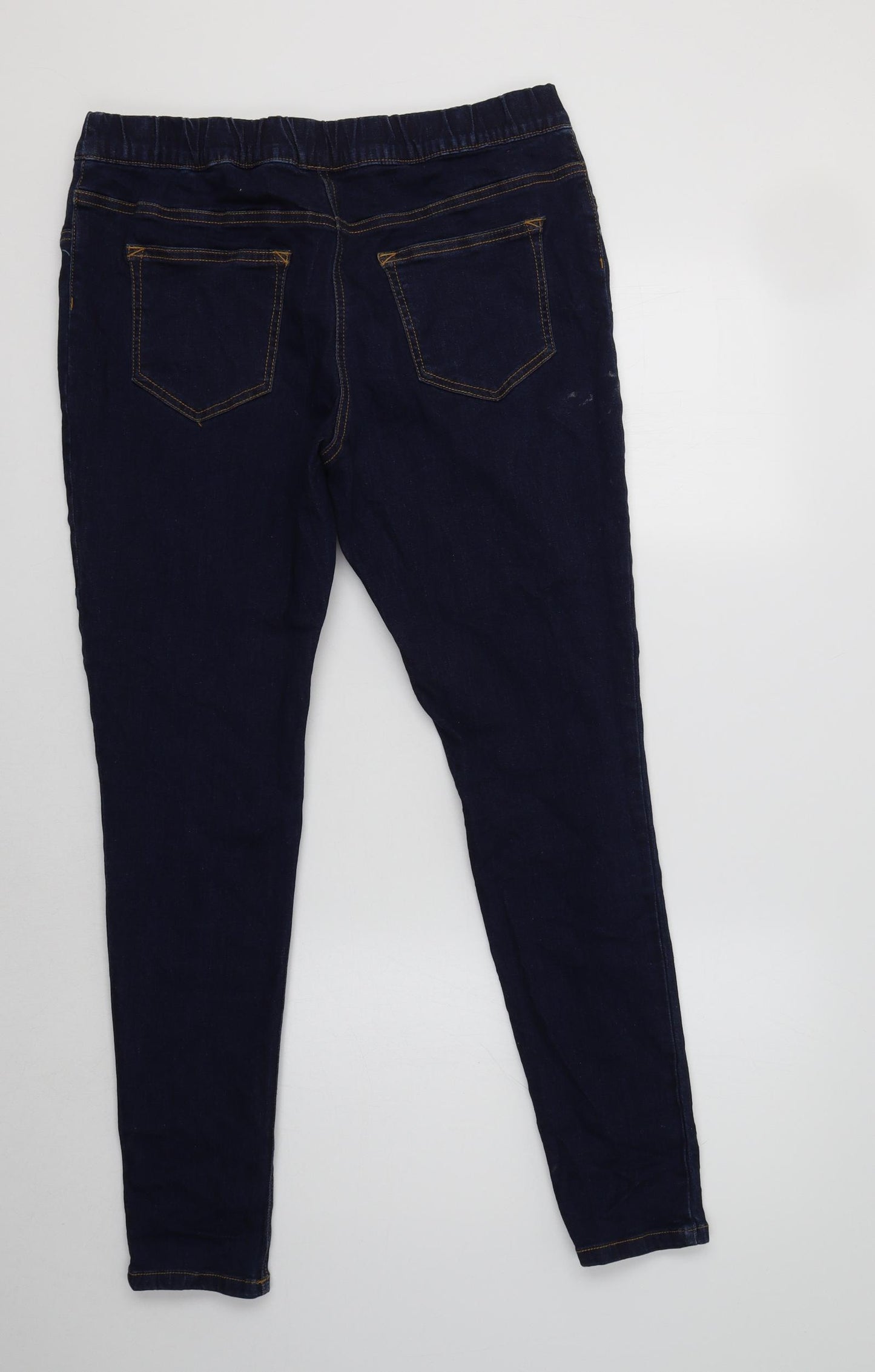 TU Womens Blue  Cotton Jegging Jeans Size 14 L29 in Regular