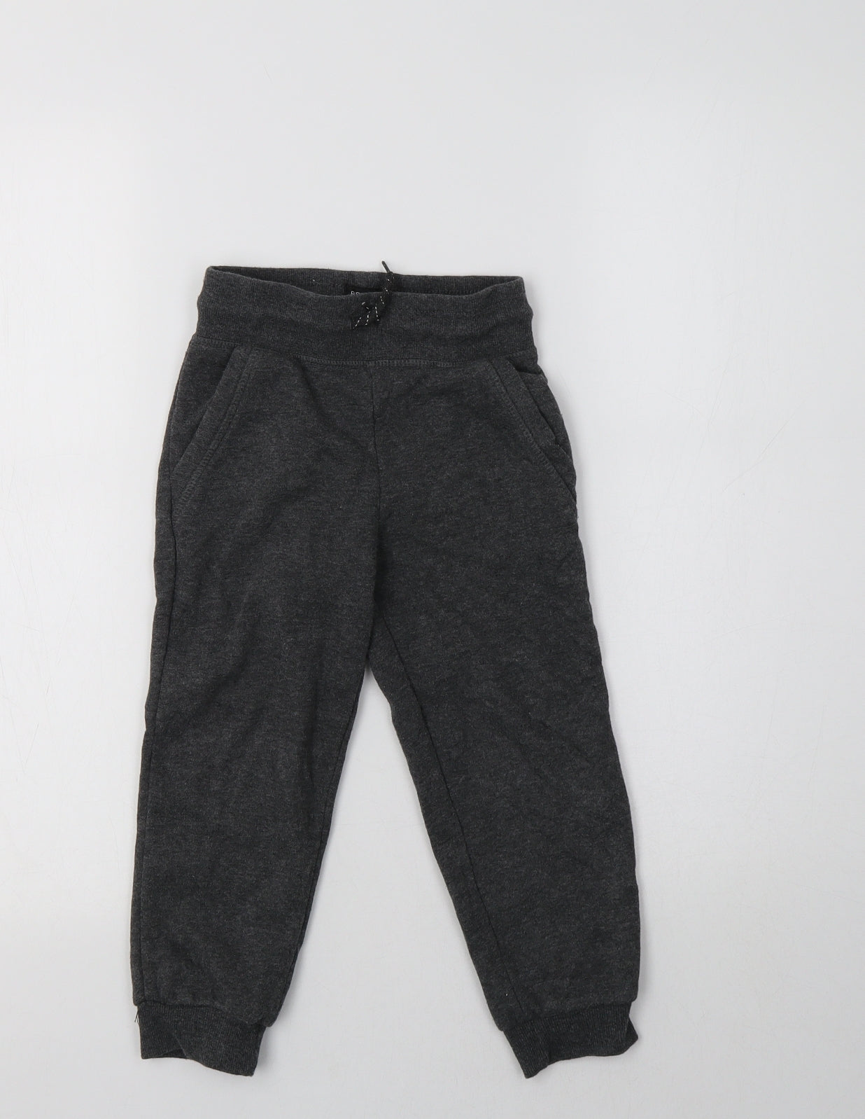 Primark Boys Grey  Polyester Jogger Trousers Size 3-4 Years  Regular