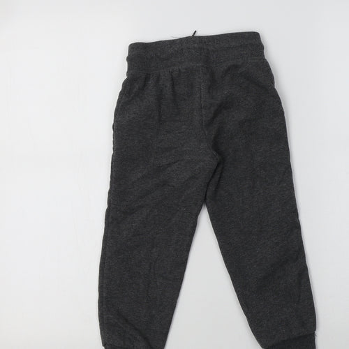 Primark Boys Grey  Polyester Jogger Trousers Size 3-4 Years  Regular