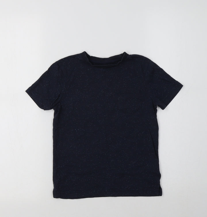 NEXT Boys Blue  Cotton Basic T-Shirt Size 4 Years Crew Neck