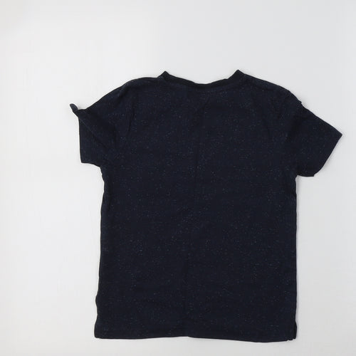 NEXT Boys Blue  Cotton Basic T-Shirt Size 4 Years Crew Neck