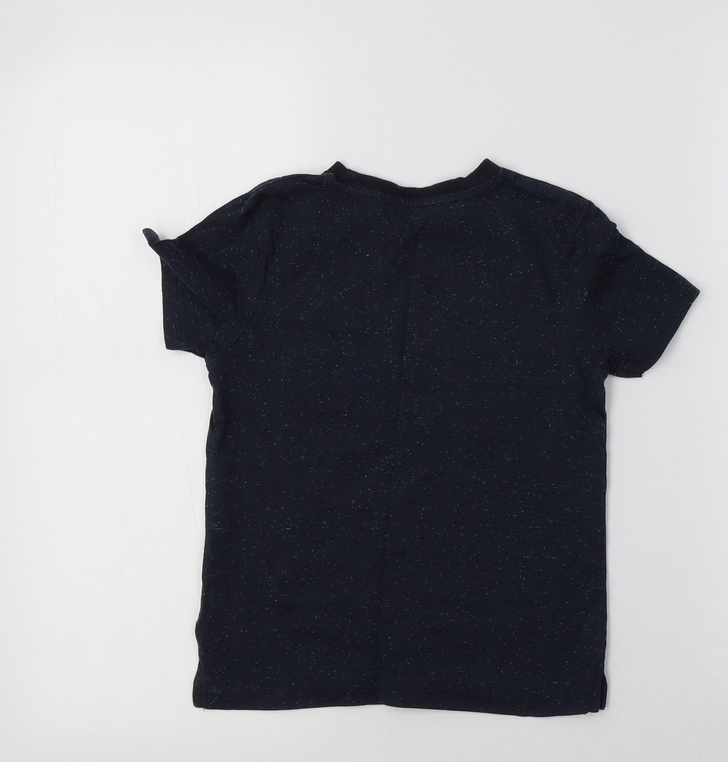NEXT Boys Blue  Cotton Basic T-Shirt Size 4 Years Crew Neck