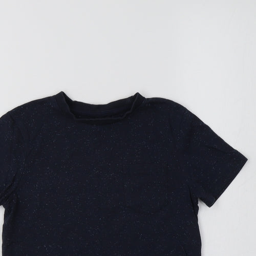 NEXT Boys Blue  Cotton Basic T-Shirt Size 4 Years Crew Neck