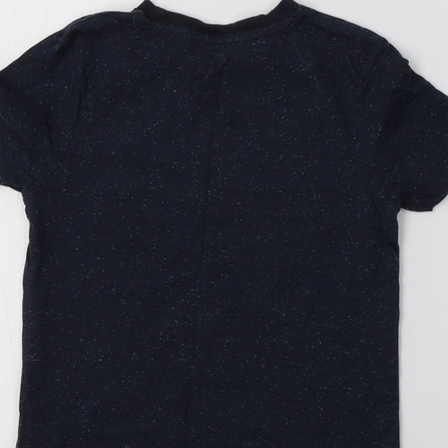 NEXT Boys Blue  Cotton Basic T-Shirt Size 4 Years Crew Neck