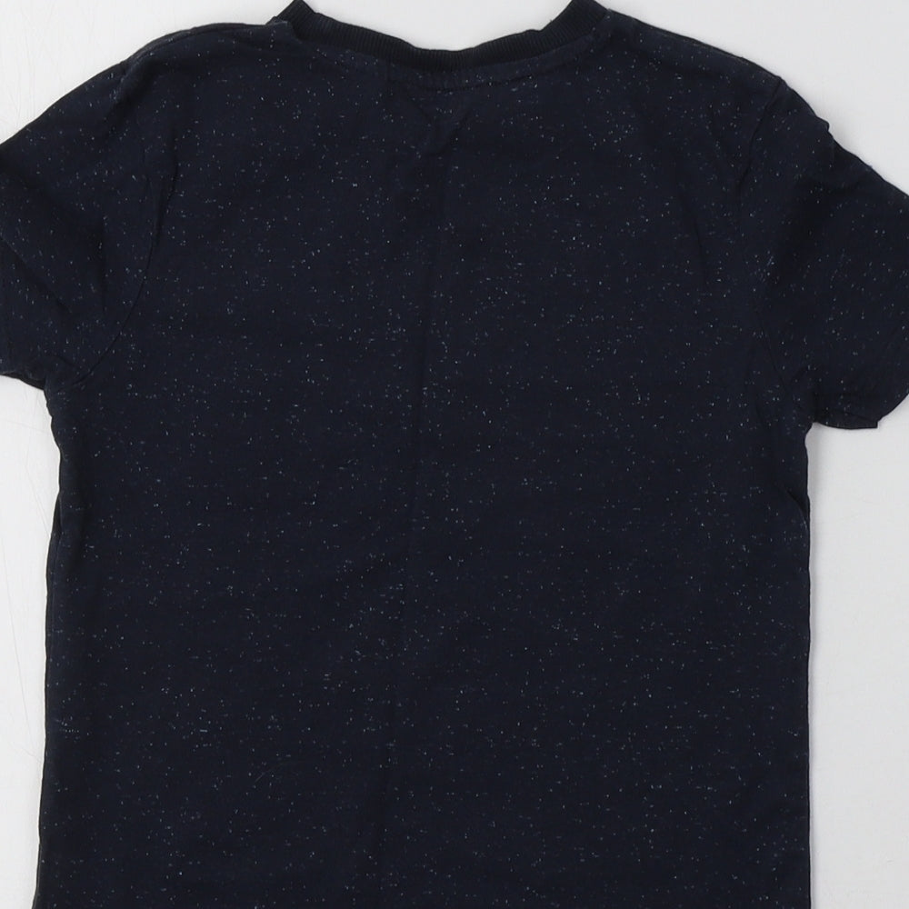 NEXT Boys Blue  Cotton Basic T-Shirt Size 4 Years Crew Neck