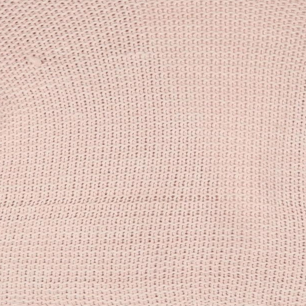 Preworn Womens Pink V-Neck  Acrylic Cardigan Jumper Size L   - Made in Italy