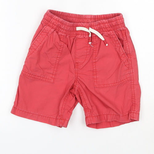 Gap Boys Red  100% Cotton Chino Shorts Size 5 Years  Regular