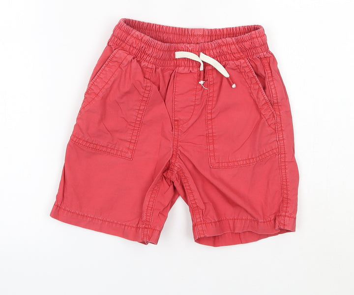 Gap Boys Red  100% Cotton Chino Shorts Size 5 Years  Regular