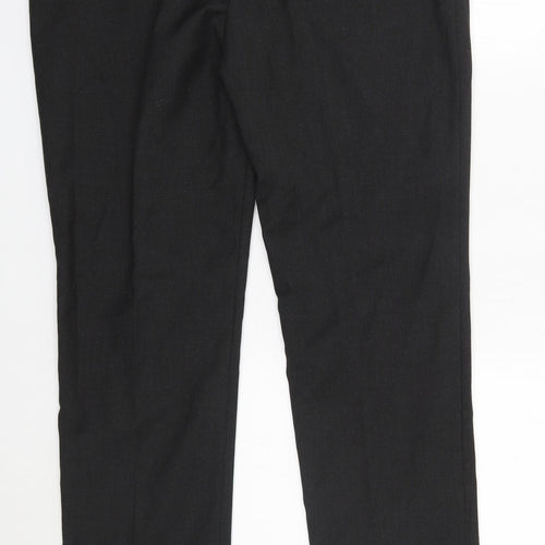 M&S Boys Grey  Polyester Dress Pants Trousers Size 15-16 Years  Regular  - PLUS Schoolwear