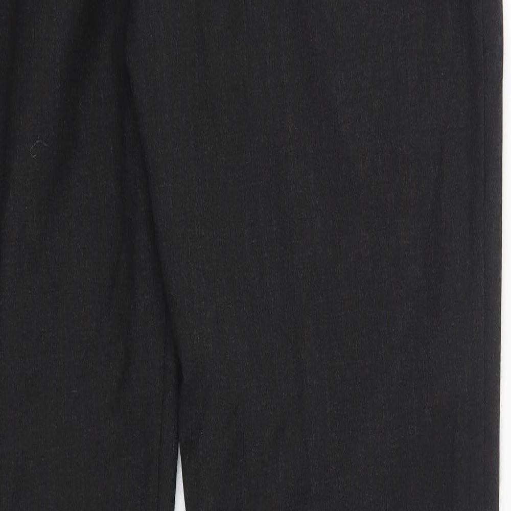 M&S Boys Grey  Polyester Dress Pants Trousers Size 15-16 Years  Regular  - PLUS Schoolwear