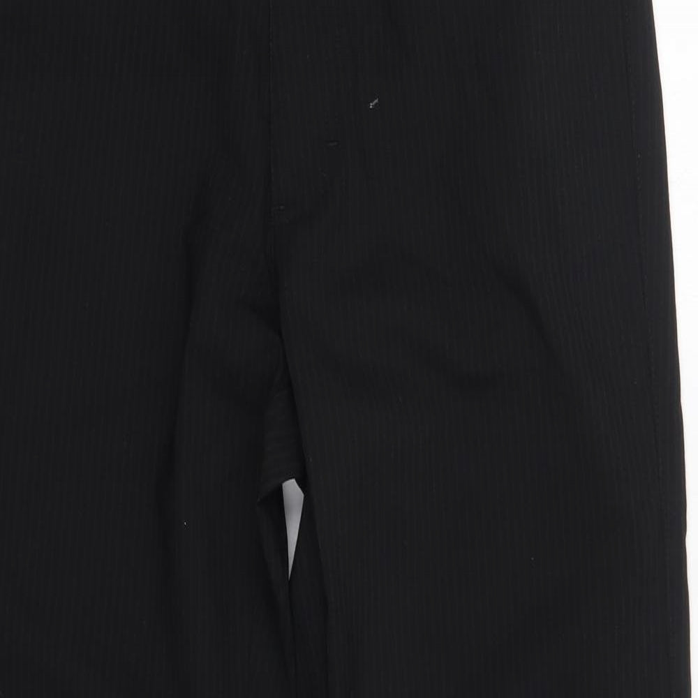 NEXT Mens Black  Wool Dress Pants Trousers Size 30 in L31 in Regular